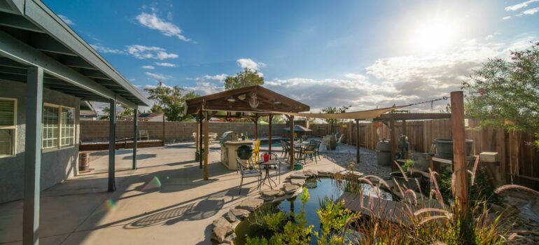 sun zones in backyard remodeling